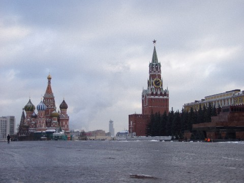 Piața Roșie și mausoleul Lenin